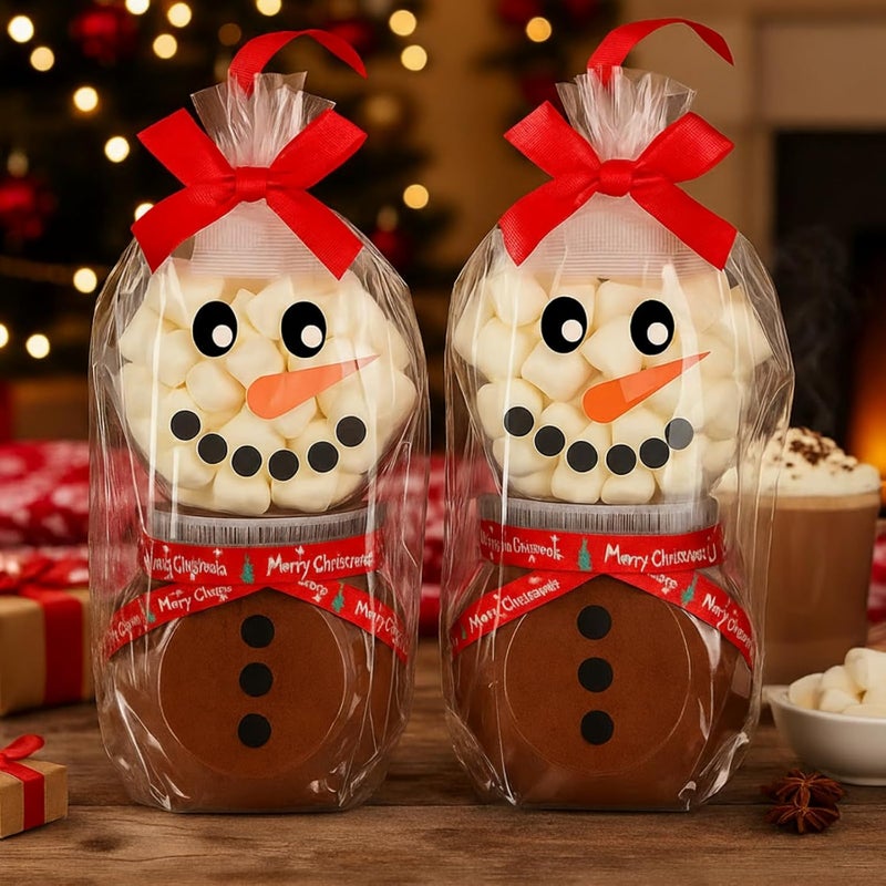 Blushtier Christmas Snowman Hot Cocoa Jars Set - Image 5